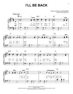 I'll Be Back von The Beatles (Download) 