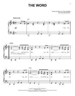 The Word von The Beatles (Download) 