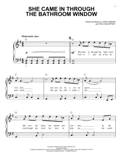 She Came In Through The Bathroom Window von Joe Cocker (Download) 