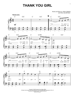 Thank You Girl von The Beatles (Download) 