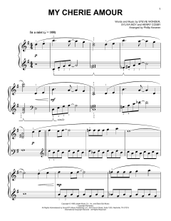 My Cherie Amour [Classical version] von Stevie Wonder (Download) 