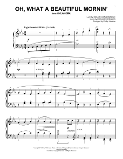 Oh, What A Beautiful Mornin' [Classical version] von Richard Rodgers (Download) 