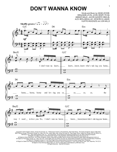 Don't Wanna Know von Adam Levine (Download) 