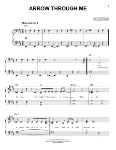 Arrow Through Me von Wings (Download) 