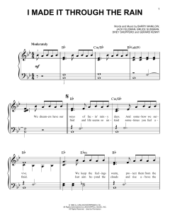 I Made It Through The Rain von Barry Manilow (Download) 