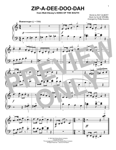 Zip-A-Dee-Doo-Dah von Ray Gilbert (Download) 