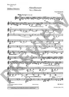 Plöner Musiktag D: Abendkonzert Nr. 2 von Paul Hindemith 