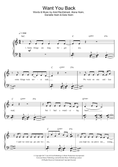 Want You Back von HAIM (Download) 