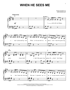 When He Sees Me von Sara Bareilles (Download) 