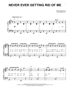 Never Ever Getting Rid Of Me von Sara Bareilles (Download) 