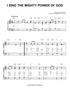 I Sing The Mighty Power Of God von Isaac Watts (Download) 