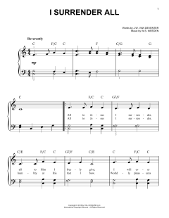 I Surrender All von Winfield S. Weeden (Download) 