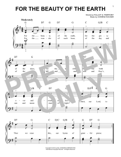 For The Beauty Of The Earth von Conrad Kocher (Download) 