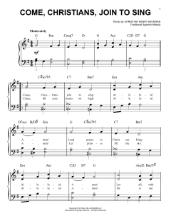 Come, Christians, Join To Sing von Christian Henry Bateman (Download) 