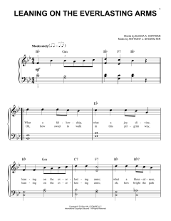 Leaning On The Everlasting Arms von Elisha A. Hoffman (Download) 