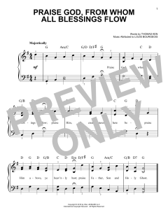 Praise God, From Whom All Blessings Flow von Thomas Ken (Download) 