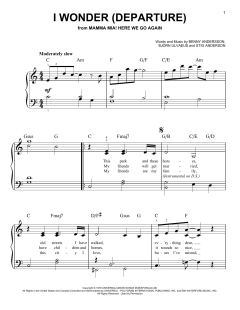 I Wonder (Departure) von ABBA (Download) 