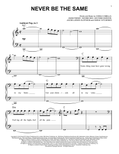 Never Be The Same von Camila Cabello (Download) 