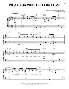 What You Won't Do For Love von Bobby Caldwell (Download) 