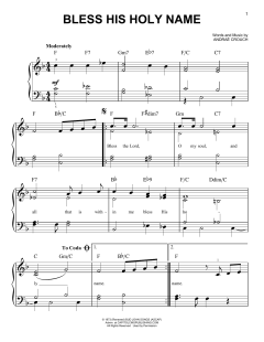 Bless His Holy Name (Download) 