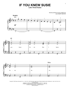 If You Knew Susie (Like I Know Susie) von Eddie Cantor (Download) 