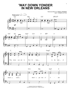 'Way Down Yonder In New Orleans von Blossom Seely (Download) 