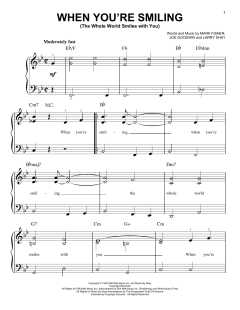 When You're Smiling (The Whole World Smiles With You) von Larry Shay (Download) 