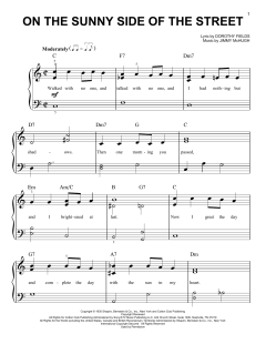 On The Sunny Side Of The Street von Jimmy McHugh (Download) 