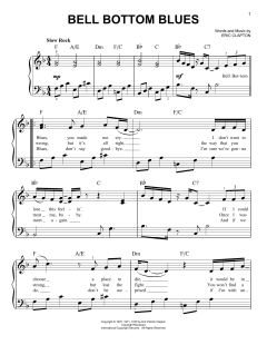 Bell Bottom Blues von Eric Clapton (Download) 