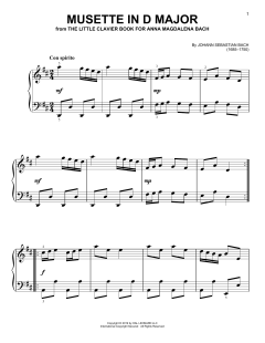 Musette in D Major (Download) 