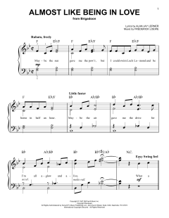 Almost Like Being In Love von Gene Kelly (Download) 