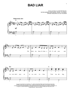 Bad Liar von Imagine Dragons (Download) 