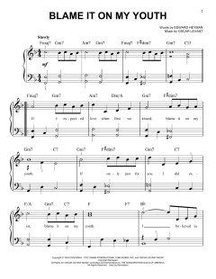 Blame It On My Youth von Edward Heyman (Download) 