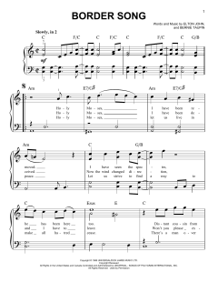 Border Song von Elton John (Download) 