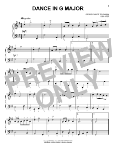 Dance von Georg Philipp Telemann (Download) 