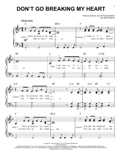 Don't Go Breaking My Heart von Elton John (Download) 