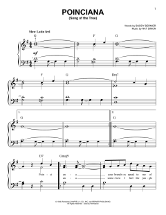 Poinciana (Song Of The Tree) von Buddy Bernier (Download) 