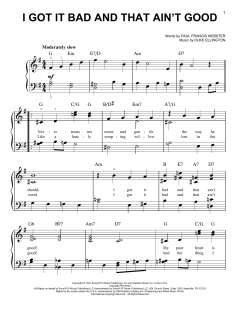 I Got It Bad And That Ain't Good von Duke Ellington (Download) 