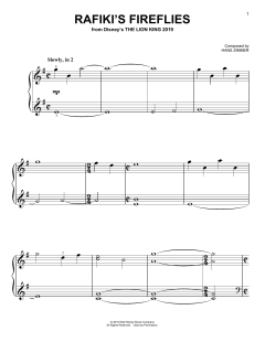 Rafiki's Fireflies von Hans Zimmer (Download) 
