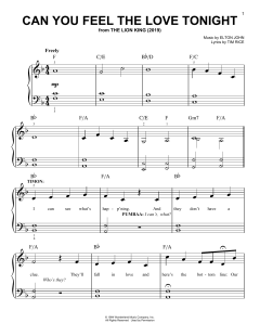 Can You Feel The Love Tonight von Elton John (Download) 