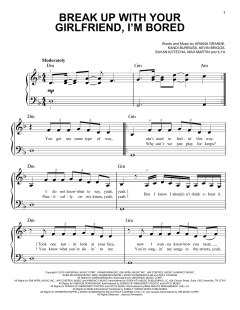 break up with your girlfriend, i'm bored von Ariana Grande (Download) 