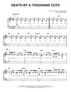 Death By A Thousand Cuts von Taylor Swift (Download) 