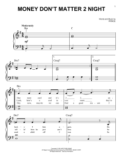 Money Don't Matter 2 Night von Prince (Download) 