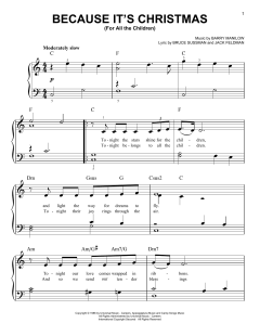 Because It's Christmas von Barry Manilow (Download) 