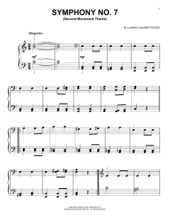 Symphony No. 7 In A Major, Second Movement (Download) 