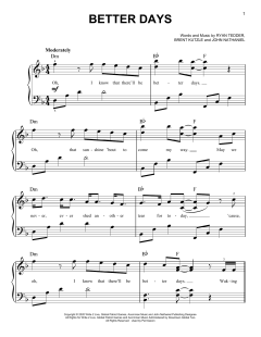 Better Days von OneRepublic (Download) 