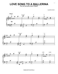 Love Song To A Ballerina von George Winston (Download) 