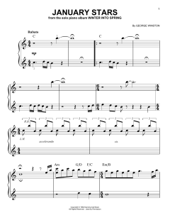 January Stars von George Winston (Download) 