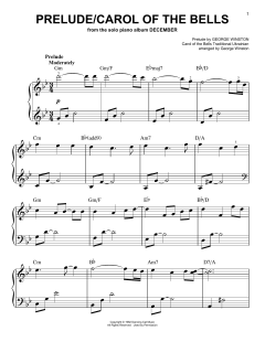 Prelude/Carol Of The Bells von George Winston (Download) 