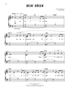 Bein' Green von Joe Raposo (Download) 